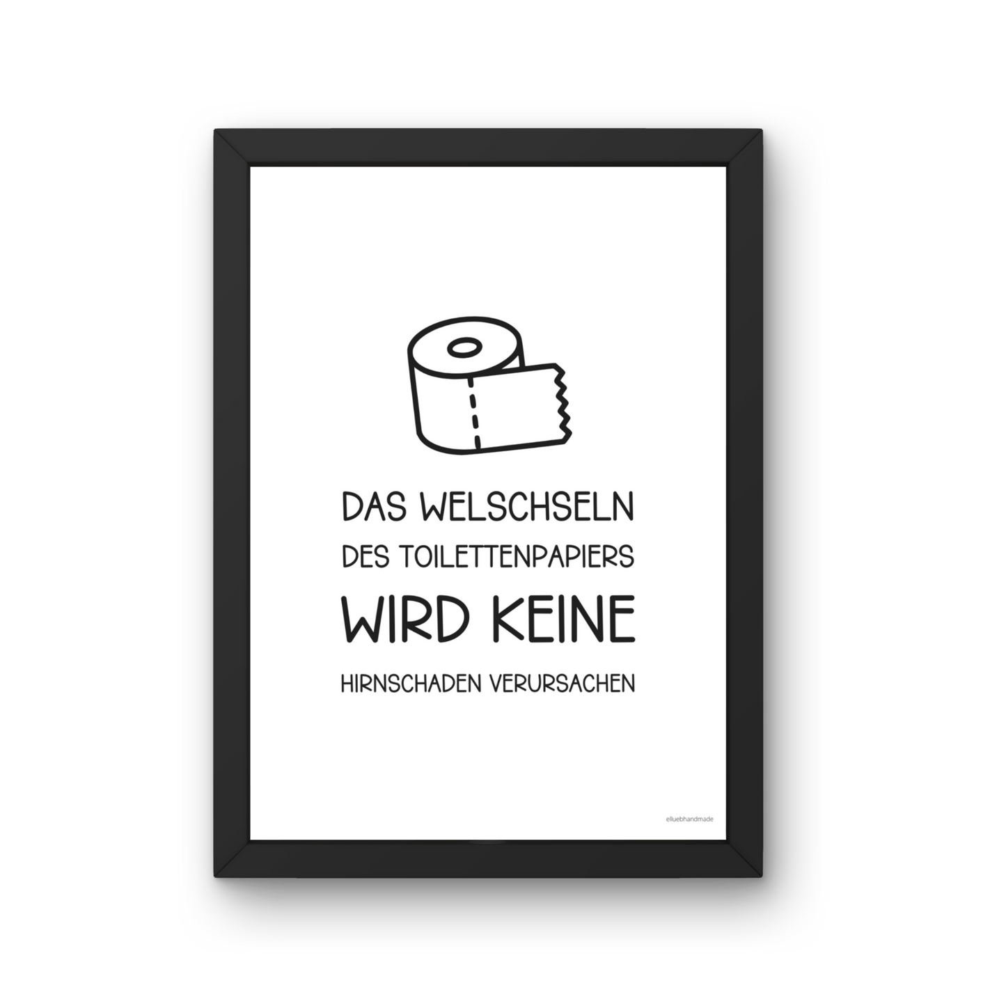 Wanddeko für Toilette, Gäste-WC, Poster