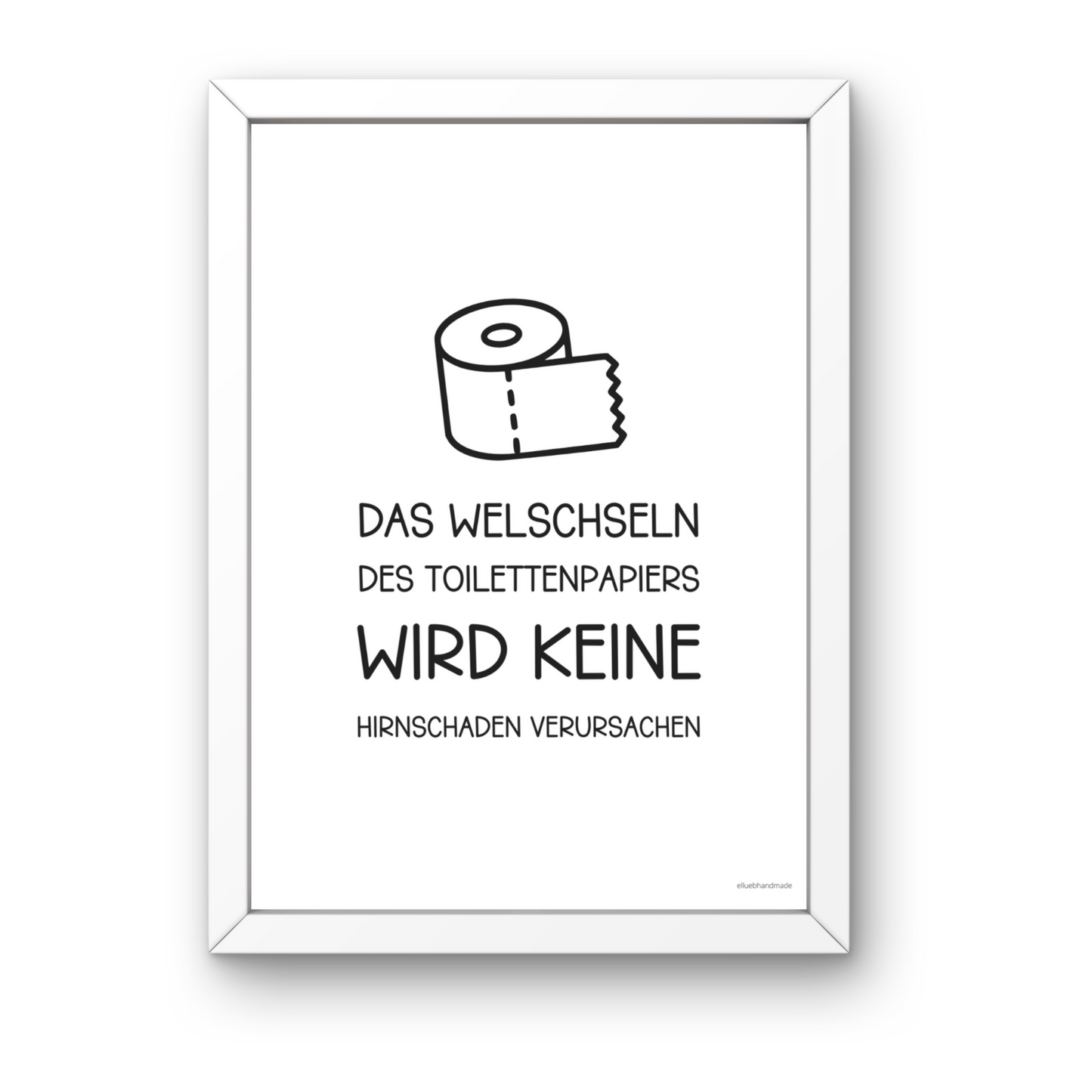 Wanddeko für Toilette, Gäste-WC, Poster