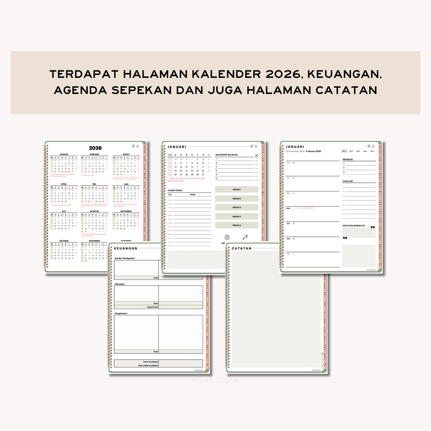 Agenda Digital Mingguan 2026