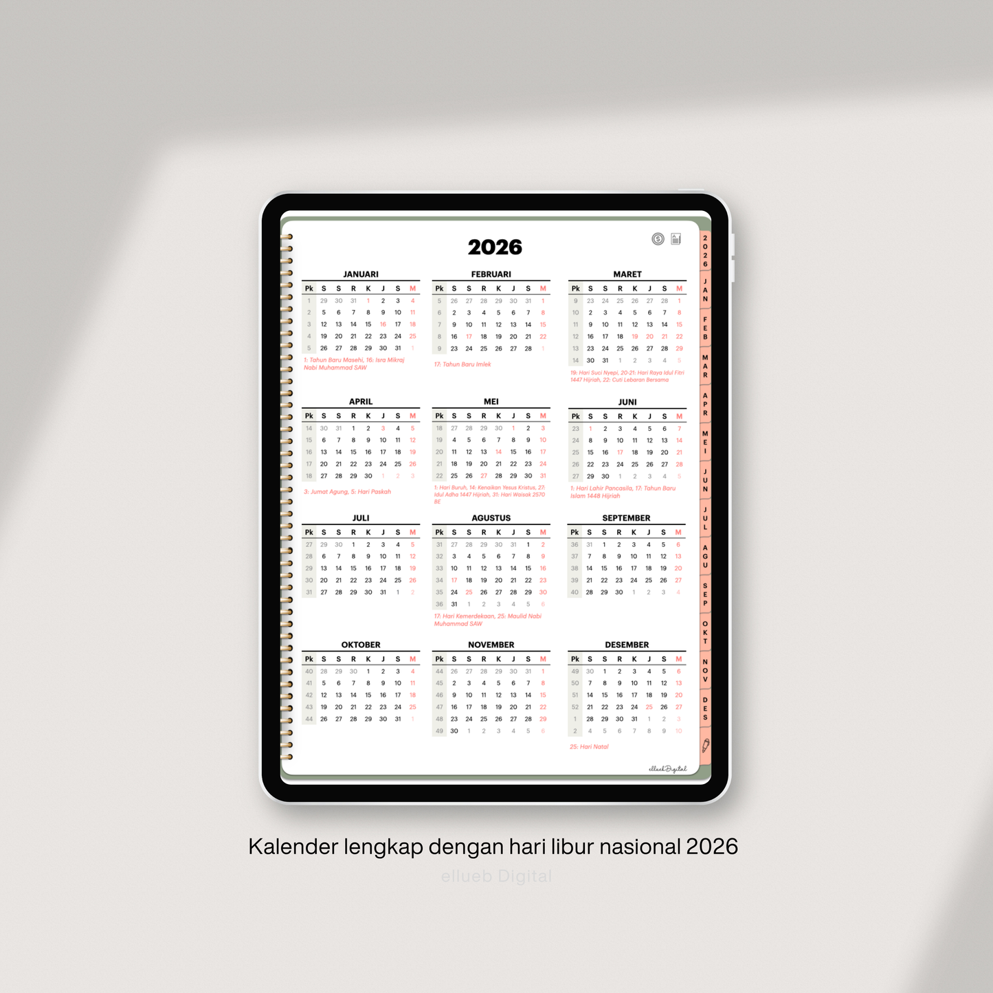 Agenda Digital Mingguan 2026