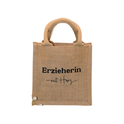 Jute Geschenktasche, Jutetaschen, Petite, Natural