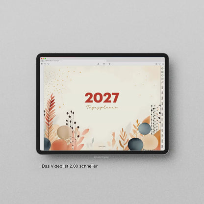 Tagesplaner 2027, sofort Download